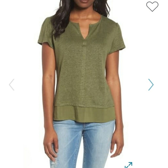 Sanctuary Tops - Sanctuary linen t-shirt